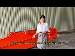 KOMATSU KOBELCO スライディング エグババター アーム 多用途 オレンジ色