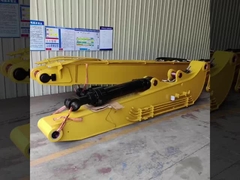 掘削機の杭打ちの腕