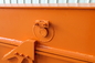 小松KOBELCOの滑走の掘削機の腕多目的オレンジ色