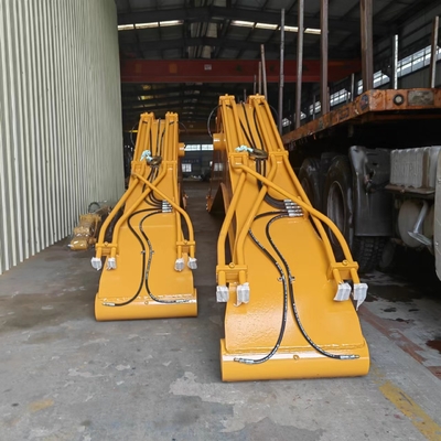 長い腕のバックホウのCAT320 PC200のための小型掘削機ブームの幼虫の棒