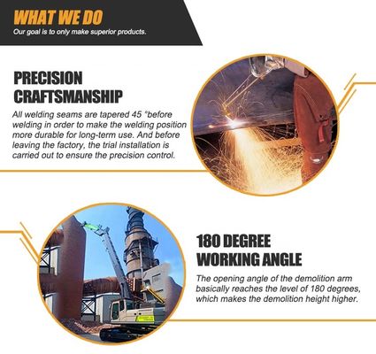 Q355B Q690Dの破壊の掘削機の幼虫のための長い範囲ブーム