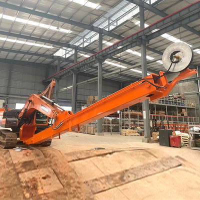 315丈夫な掘削機頑丈な望遠鏡ブーム25mの長い範囲