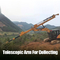 360度の回転を用いるグラブの材木のための林業機械PC200掘削機の望遠鏡ブームの長い範囲は取り組む