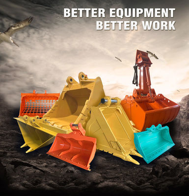 Q355B MN400 Hardox500 掘削機のバケツ 0.8 320 ZX200 DX200 SY205C のための 1 Cbm