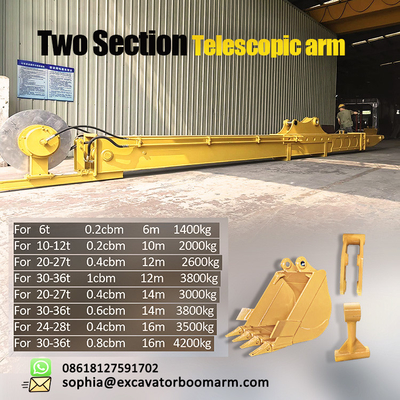 CAT CAT320 掘削機伸縮ブーム 14 メートル HG785 Q355B