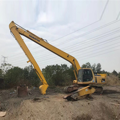 Q355B エグババター ロングブーム 16m 18m 2トンの追加カウンター重量 CAT320D