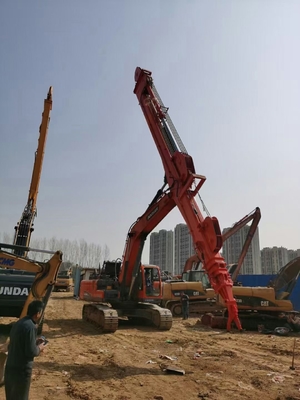 耐久性 3 段目 望遠鏡式 ブーム アーム 複数の長さ 掘削機