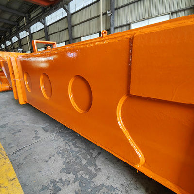 5748kg長い掘削機日立/のためのクラムシェルが付いている望遠鏡ブームの腕