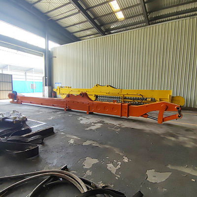 PC360掘削機日立ボルボのための長いブームのクラムシェルの望遠鏡腕