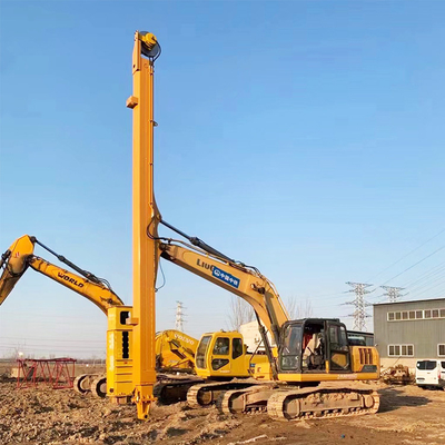 高精度掘削機 2段階望遠鏡腕 12T-35T 基礎ピット・ケイソン プロジェクト LG700 ZX240