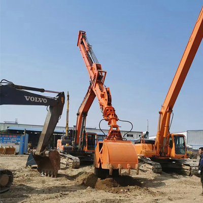 Antiwear 20-50ton 掘削機伸縮ブーム 3 セグメント 25m 30m 32m CAT SY PC ZX