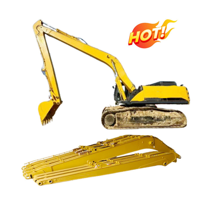 15m 最大長さ 新しい長距離掘削機 ブーム 10-30m ブーム長さ 1.8 Cum Rock Bucket