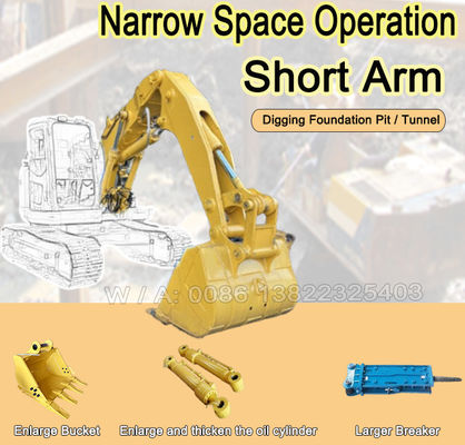 キャット ヒタチ コマツー 掘削機 トンネル ブーム 掘削機 短縮 腕 掘削機 短縮 ブーム 腕 掘削機 ブーム 腕 短距離 ブーム