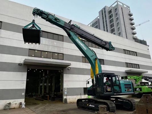 掘削機 三段式解体腕 ハンダイ R225 オーダーメイド 25T-45T 高層ビル解体プロジェクト Q355B