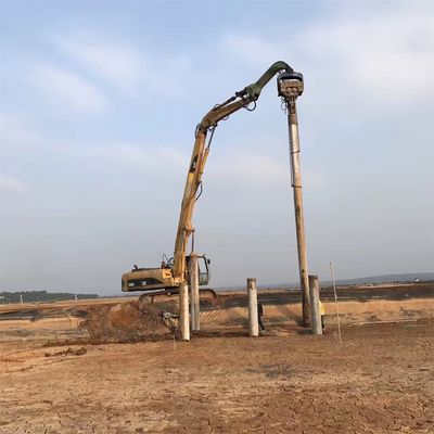 パイル運転とパイル引く掘削機 パイル運転腕 CAT340 パイルドライバーとカスタマイズ