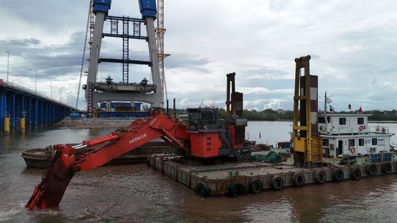 CAT KOBELCO ヒタチ用のバケツとシリンダーの長腕掘削機