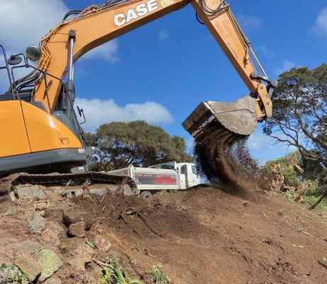 Cat312 Pc130 Skeleton Excavator Bucket , Durable Excavator Backhoe Attachments