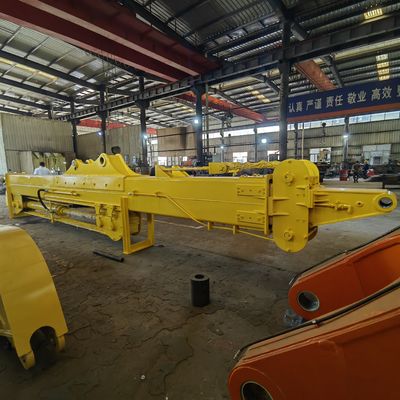 3段伸縮式アームショベル ロングリーチブームとアーム延長 SH370ショベル用ロングリーチブームアーム