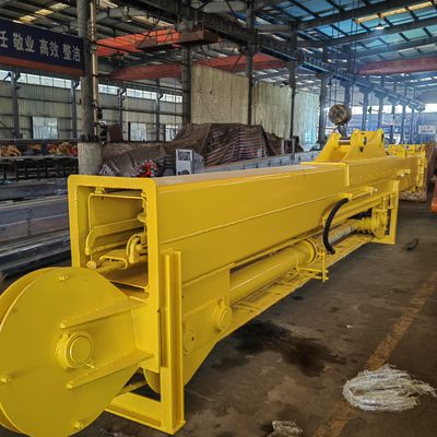 3段伸縮式アームショベル ロングリーチブームとアーム延長 SH370ショベル用ロングリーチブームアーム