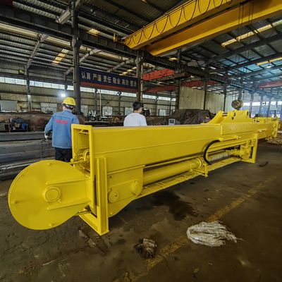 3段伸縮式アームショベル ロングリーチブームとアーム延長 SH370ショベル用ロングリーチブームアーム