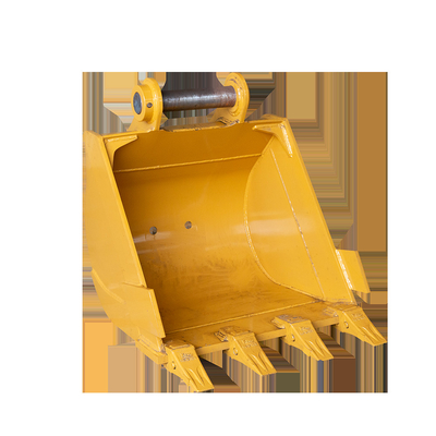 Q355BのCAT320 ZX200 DX200 SY205Cのための黄色い掘削機の石のバケツ0.8 CBM