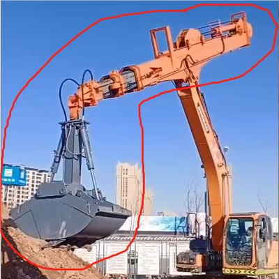 Antiwear 20-50ton 掘削機伸縮ブーム 3 セグメント 25m 30m 32m CAT SY PC ZX