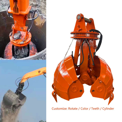 Cat320 ZX200のために油圧頑丈な掘削機のハマグリのバケツ