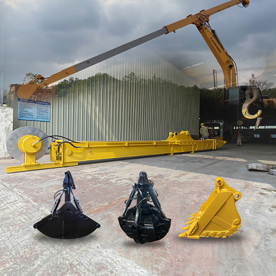 CAT320 ZX200 DX200 SY205Cのための掘削機 ロックバケツ Cat320d, CAT320のための掘削機の望遠鏡腕 14M
