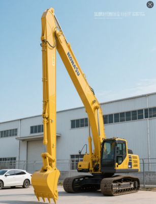 メーカー直販の掘削機ロングリーチブーム、コマツ掘削機ディッパーアーム、Q355B Q690D高品質ロングリーチアーム掘削機