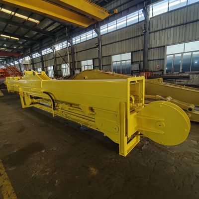 3段伸縮式アームショベル ロングリーチブームとアーム延長 SH370ショベル用ロングリーチブームアーム