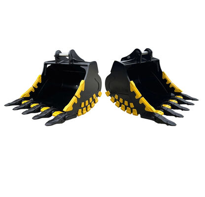 高容量・高耐久性ショベルロックバケット 強化型ロックバケット 土木機械用ロックバケット